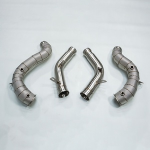 Tuyau d'échappement en acier inoxydable 304 de haute qualité pour Benz E63/E63S W213 M178, tube droit réducteur 2018 - Product Image 2