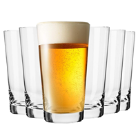 Verre à bière Xipan Premium en verre transparent de style américain, léger, haute transparence, vente en gros directe d'usine, 20 oz