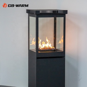 Calentador opular de <span class=keywords><strong>gas</strong></span> para <span class=keywords><strong>terraza</strong></span>, <span class=keywords><strong>chimenea</strong></span> de vidrio con llama para jardín y patio al aire libre - Product Image 6