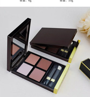 2024 nouveau 4 couleurs fard à paupières Palette en gros femmes cosmétiques beauté maquillage haute Pigment longue durée ombre à paupières poudre