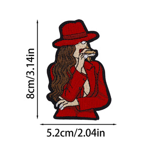 Set de Parches Termoadhesivos Ecológicos de Mujer Afroamericana, <span class=keywords><strong>Bordado</strong></span> <span class=keywords><strong>Feminista</strong></span> Afro Queen para Ropa, Chaqueta, Sombrero, Bolso, Manualidades DIY - Product Image 4
