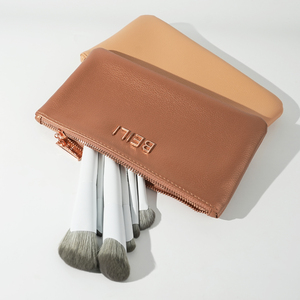 Wholesale Professional Makeup Brushes Kit Face Eye Eyeshadow Foundation <b>Make</b> <b>Up</b> Brush Set with Custom Logo Cosmetic <b>Pouch</b> - Product Image 6