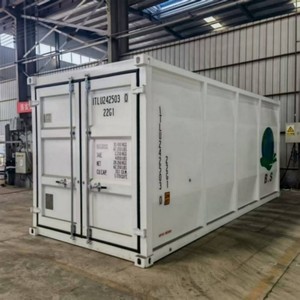 Réservoir de stockage de carburant diesel en acier inoxydable avec pompe à carburant, station de ravitaillement mobile portable pour les sites miniers et de construction 220V/380V - Product Image 6
