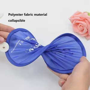 Éventail rond pliable personnalisé avec impression de logo, cadeau d'entreprise - Product Image 2