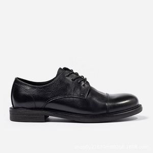 Anti-slip High-quality Leather <b>Shoes</b> for Men Soft Leather Business Casual Wear Thick Sole <b>Height</b> <b>Increasing</b> Autumn Hard-wearing - Product Image 6