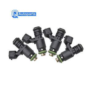 Q boquilla de inyector de combustible 03E906031A válvula de inyección 03E906031C para VW Ameo Polo Skoda Roomster Fabia Seat <span class=keywords><strong>Ibiza</strong></span> Sportcoupe - Product Image 1