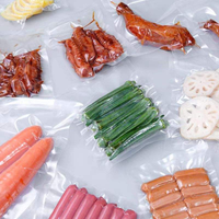 Sacs sous vide transparents pour aliments congelés, poulet, emballage plastique personnalisé imprimé en gravure, sacs en Mylar lisse pour lait