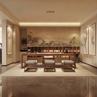 Nexus Professional Interior Design Rendu 3D Plan de dessin de construction complet pour le nouveau service de style de villa chinoise