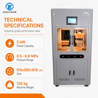 Machine de remplissage d'huile pneumatique à 100 aiguilles, remplissage automatique multipoints avec plateau chauffant pour l'huile et contrôle numérique