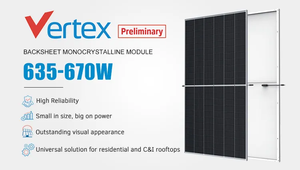 Panneaux solaires <span class=keywords><strong>Trina</strong></span> <span class=keywords><strong>Solar</strong></span> Vertex S 600W 660W 670W, module photovoltaïque solaire 210 mm, provenant de l'usine d'origine, avec certificats TUV CE - Product Image 2