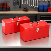 Armoire d'Atelier de Mécanicien en Fer Soudée, Coffret à Outils Métallique avec Poignée et Serrure, OEM et ODM Pris en Charge