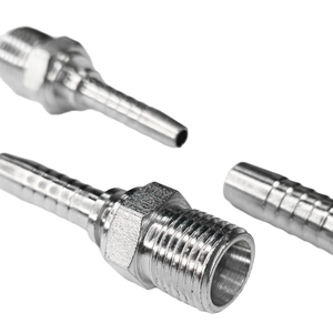 Raccord de tuyau hydraulique mâle BSP/NPT/JIS |   Connecteur de tuyau hydraulique en acier au carbone haute pression - Product Image 2