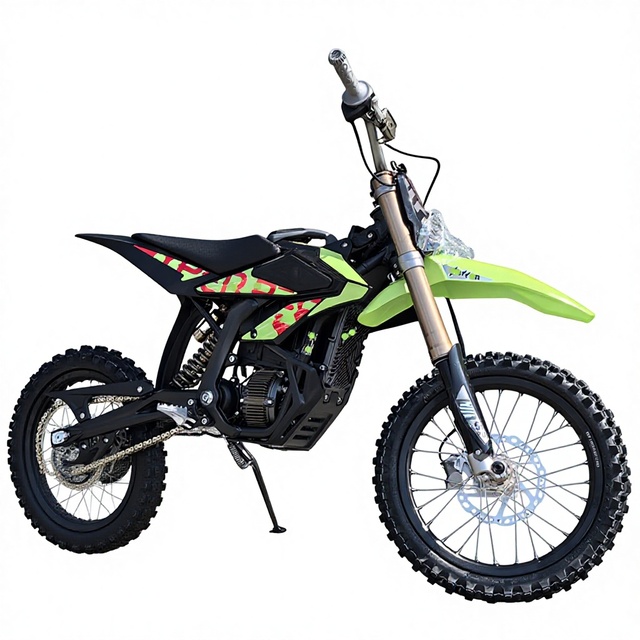 Super Discount 2026 New for Hyper Be 5000w Electric Dirt Bike for Kids Central Motor Lithium 3 Speed