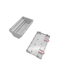 กล่องรวมสายไฟกันน้ำแบบปรับแต่งได้ วัสดุ ABS สำหรับงานไฟฟ้า ฝาปิดแบบมีบานพับ พร้อมแผ่นยึด - Product Image 4