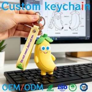 Llaveros Deportivos 3D Personalizados con Personajes de Anime, Souvenirs de Plástico PVC, Llavero Colgante de Goma, Venta al Por Mayor - Product Image 2