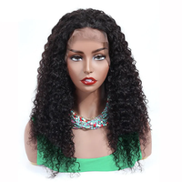 Perruques brésiliennes à dentelle transparente 13x4 avec cuticules alignées pour femmes noires, 180% de densité, pré-épilées, sans colle, bouclées, longues