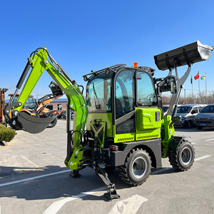 Livraison Gratuite Euro5 CE EPA Chargeuse-pelleteuse compacte remorquable avec bras <span class=keywords><strong>de</strong></span> pelle extensible pour travaux d'excavation <span class=keywords><strong>de</strong></span> canalisations et <span class=keywords><strong>de</strong></span> tranchées - Product Image 5