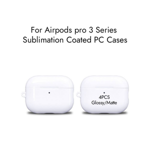 Custodia rigida in PC a strato singolo per <span class=keywords><strong>Airpods</strong></span> Pro 2 3, personalizzabile con stampa 3D a sublimazione, per auricolari, stampa fotografica a caldo - Product Image 2