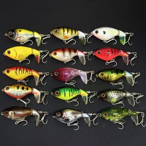 Señuelo Flotante de Superficie <span class=keywords><strong>Whopper</strong></span> Plopper de 75 mm y 17 g, con Ojo de Pez 3D y Cola con Hélice Giratoria, Cebo Duro para Pesca de Lubina en Agua Dulce y Salada - Product Image 6