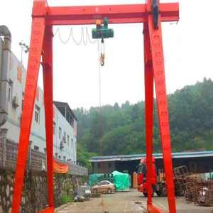 เครนโครงเหล็กแบบคานเดี่ยว 10 ตัน สำหรับใช้งานกลางแจ้ง พร้อมรอกไฟฟ้า - Product Image 1