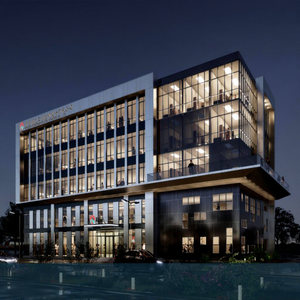 Trung Quốc prefab đa tầng nhanh chóng xây dựng tùy chỉnh thiết kế xây dựng đúc sẵn kim loại ánh sáng Kết Cấu Thép tòa nhà văn phòng - Product Image 1