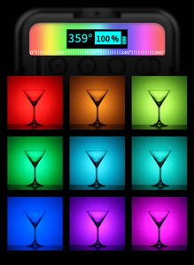 <span class=keywords><strong>VL49</strong></span> <span class=keywords><strong>ulanzi</strong></span> ไฟวิดีโอ LED สี RGB 2500K-9000K 800LUX แม่เหล็กกรอกข้อมูลขนาดเล็ก3 Cold SHOE 2000mAh ชนิด C ไฟกล้อง - Product Image 5