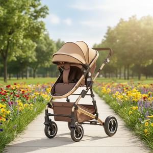 New Convertible 3-in-1 Baby <strong>Stroller</strong> for 0-3 Years Old Lightweight Foldable Shock Absorption Aluminum Alloy Frame Baby <strong>Stroller</strong> - Product Image 6