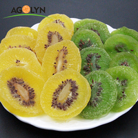 Jumbo Ronde Gedroogde Gele Kiwi Zoete Gezonde Snack Natuurlijk Gedroogd Fruit Koel Droog Opbergen Bulkverpakking