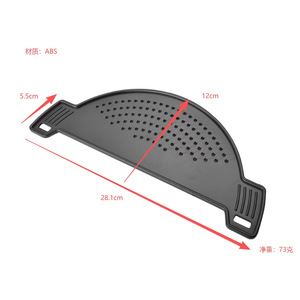 Vegetable Drainer Plastic Filter Baffle For Pots And Pans Multifunctional Drain Strainer With Holes For Noodles And Vegetables - Product Image 4