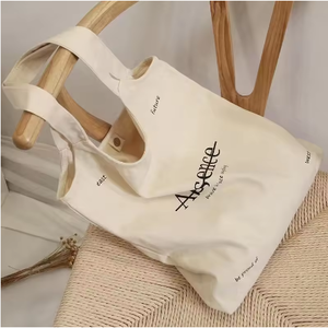 Venta de fábrica Huahao, bolsa de lona verde, bolsa de viaje de algodón ecológica con logotipo personalizado, diseño de moda a bajo precio - Product Image 2