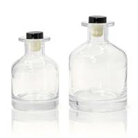 Flacon en verre de luxe 30ml 50ml 80ml 120ml 250ml pour diffuseur de parfum d'ambiance avec bouchon en liège