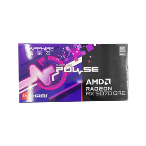 การ์ดจอ Sapphire Pulse รุ่นใหม่ ปี 2025 สำหรับ 9070 GRE 12GB D6 PCIe 5.0 การ์ดแสดงผล RX9070 GPU GDDR6 หน่วยความจำสำหรับเล่นเกมบนพีซีตั้งโต๊ะ Sapphire 9070 - Product Image 1