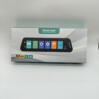 Kamera Dasbor 4G Dual Lens 4K Depan & Belakang dengan Kontrol Jarak Jauh Aplikasi ADAS, Kartu SIM 5G, Layar Sentuh, Android 8.1, Pelacakan GPS