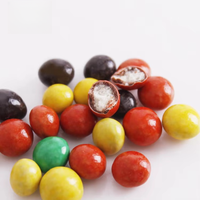 Vente en gros de collations halal personnalisées bonbons aux haricots au chocolat laiteux en triangle sucré pour enfants