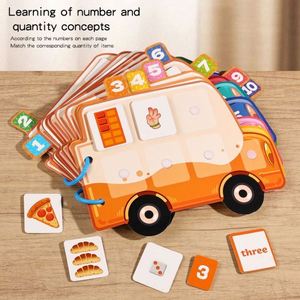 Preschool Learning Activities Car Airplane <b>Road</b> Trips Number Cognitive Reusable Stickers Puzzle Book - Product Image 5