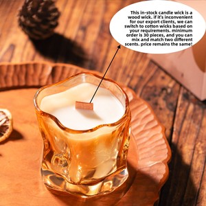 Vela <span class=keywords><strong>de</strong></span> Cera <span class=keywords><strong>de</strong></span> Soja en Frasco <span class=keywords><strong>de</strong></span> Vidrio Cilíndrico con Núcleo <span class=keywords><strong>de</strong></span> Madera, para Meditación, <span class=keywords><strong>Salmos</strong></span>, <span class=keywords><strong>Sanación</strong></span>, Yoga y Aromaterapia, con 27 Horas <span class=keywords><strong>de</strong></span> Duración - Product Image 6
