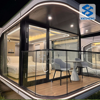 Maison-conteneur de haute qualité de style capsule spatiale moderne et luxueuse, provenant de fournisseurs chinois, pour la maison, l'hôtel ou la villa