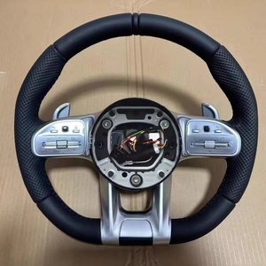 Volante de Fibra de Carbono con LED para Benz AMG GLC GLE CLA GLS GLB EQA <span class=keywords><strong>EQB</strong></span> GTS GT W205 W204 W206 W221 W222 W223 W213 W211 W219 - Product Image 3