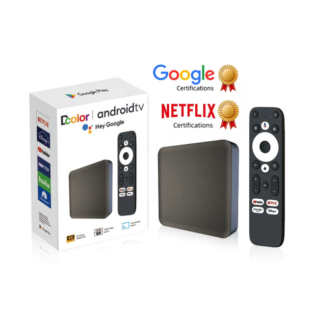 Dcolor GD2 google Certified Tv Box Android 12 Amlogic S905y4 Quad Core Bt 5.0 4k 2+32gb Smart Tv Box