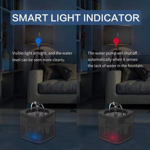 Elecpet Dispensador Automático de Filtro de Fuente de Agua <span class=keywords><strong>para</strong></span> Gatos, <span class=keywords><strong>Bebedero</strong></span> <span class=keywords><strong>para</strong></span> Gatos, <span class=keywords><strong>Cachorros</strong></span> y Perros, Suministros <span class=keywords><strong>para</strong></span> Beber, 2L - Product Image 3