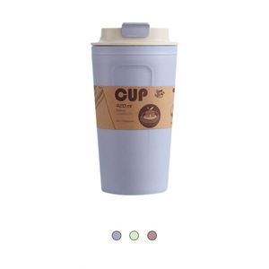Wholesale Bamboo Fiber Tumbler Custom Logo Cute Design Recycled <b>Reusable</b> Drinking Coffee <b>Cup</b> with Cover - Product Image 1