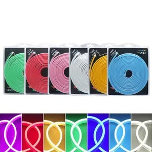 2835 Néon LED Flexible avec 6x12mm Basse Tension DC12V 24V Publicité Extérieure Étanche Éclairage Intérieur Bande Lumineuse Douce - Product Image 3
