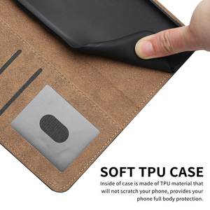 Funda de Cuero Tipo Libro para iPhone 15 con Ranura para Tarjetas, Fundas para <span class=keywords><strong>Celular</strong></span> iPhone 15 14 13 12 <span class=keywords><strong>al</strong></span> por Mayor - Product Image 5