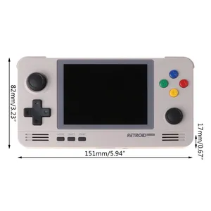 Retroid Pocket 2 Retro Pocket Handheld Game Console 32GB 3.5 Inch IPS Screen 3D Games