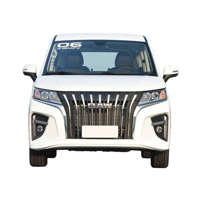 China New Brand BAW M7 MPV Business Passenger Vehicle 4-Door 7-Seater Electric Gas Petrol Fuel Fabric Interior in Light Color