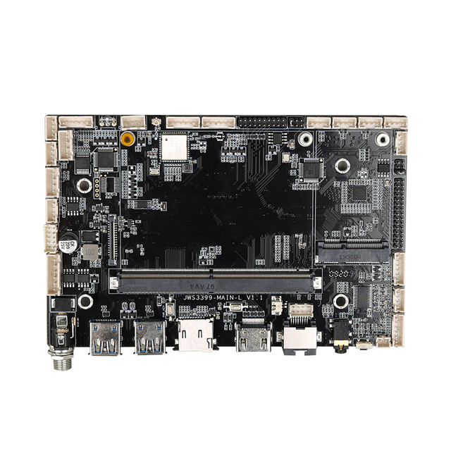 Industrial Android Motherboard PCBA Rk3399 Sexa Core 3.0Ghz  In/Output Support Android9/10 OS 4G LTE SIM Card 5G WiFi