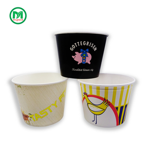 Seau à <span class=keywords><strong>pop</strong></span>-<span class=keywords><strong>corn</strong></span> de 85oz 130oz 150oz imprimé personnalisé avec couvercle en papier - Product Image 2
