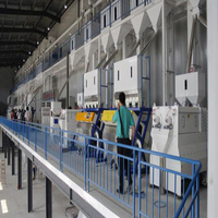 YuBei 100 TPD Ensemble complet de machines de décorticage de riz avec nettoyage, ensachage et scellage A-Z, moteur certifié ISO, facile à utiliser, 220V/380V