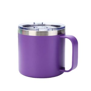 Taza de Acero Inoxidable 304 de 14 oz con Asa, Taza de Oficina, Taza para Agua, Logotipo Láser Disponible - Product Image 5