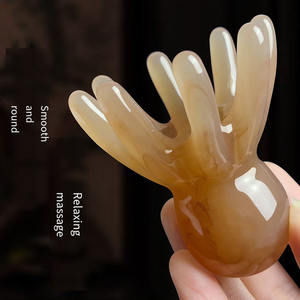 Peine Masajeador de Cabeza con Forma de Pulpo, Herramienta de Acupresión para Masaje del Cuero Cabelludo, Dientes Anchos para Desenredar - Product Image 3